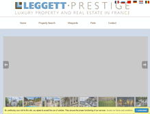 Tablet Screenshot of leggettprestige.com